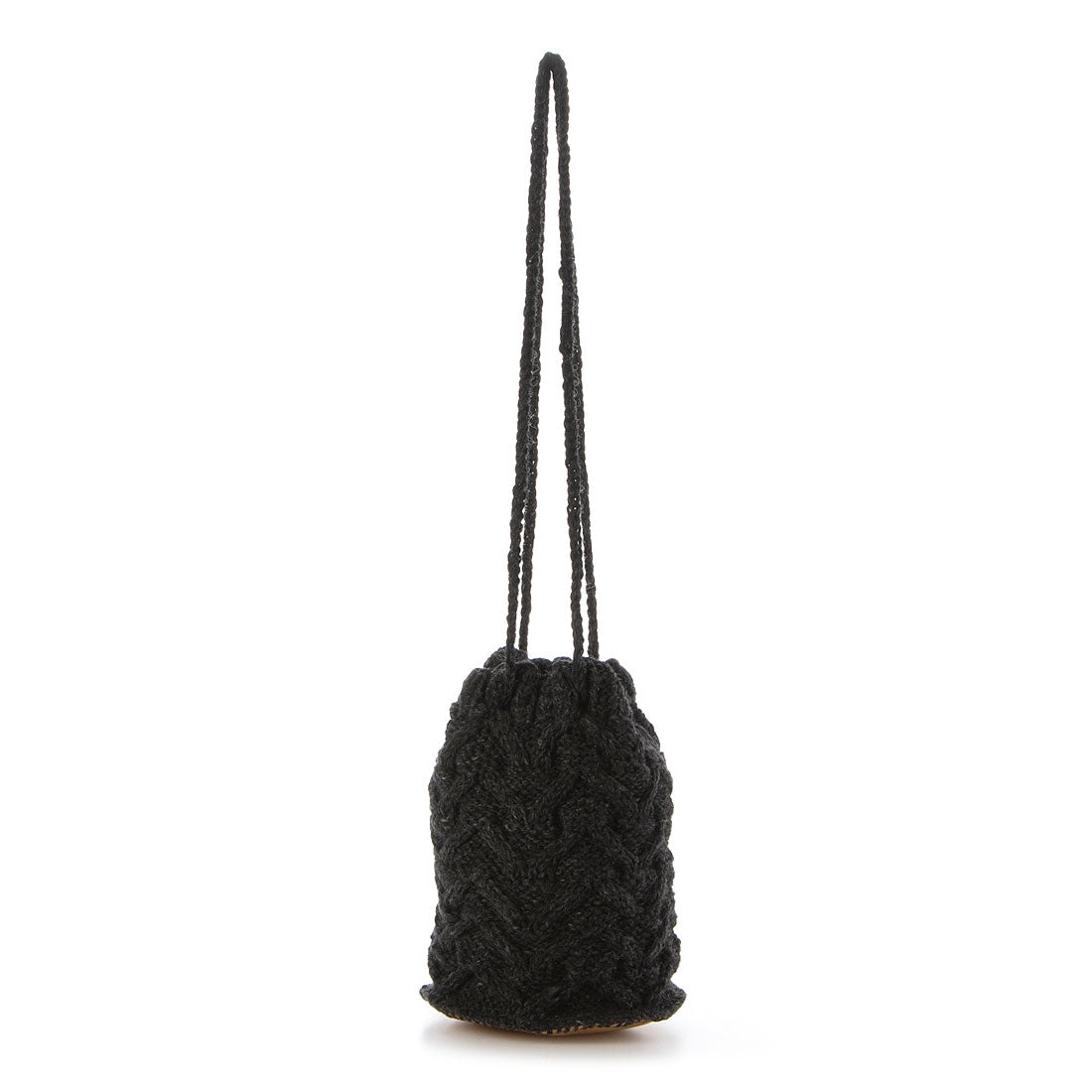アースメイド EARTH MADE E6521 WOOL KNIT KINCHAKU BAG
