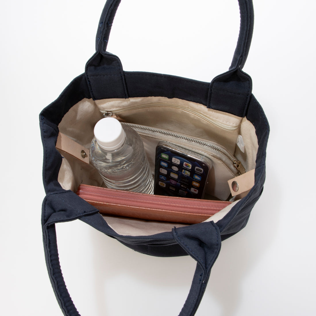アースメイド EARTH MADE E6834 COTTON ROUND-BOTTOM TOTE