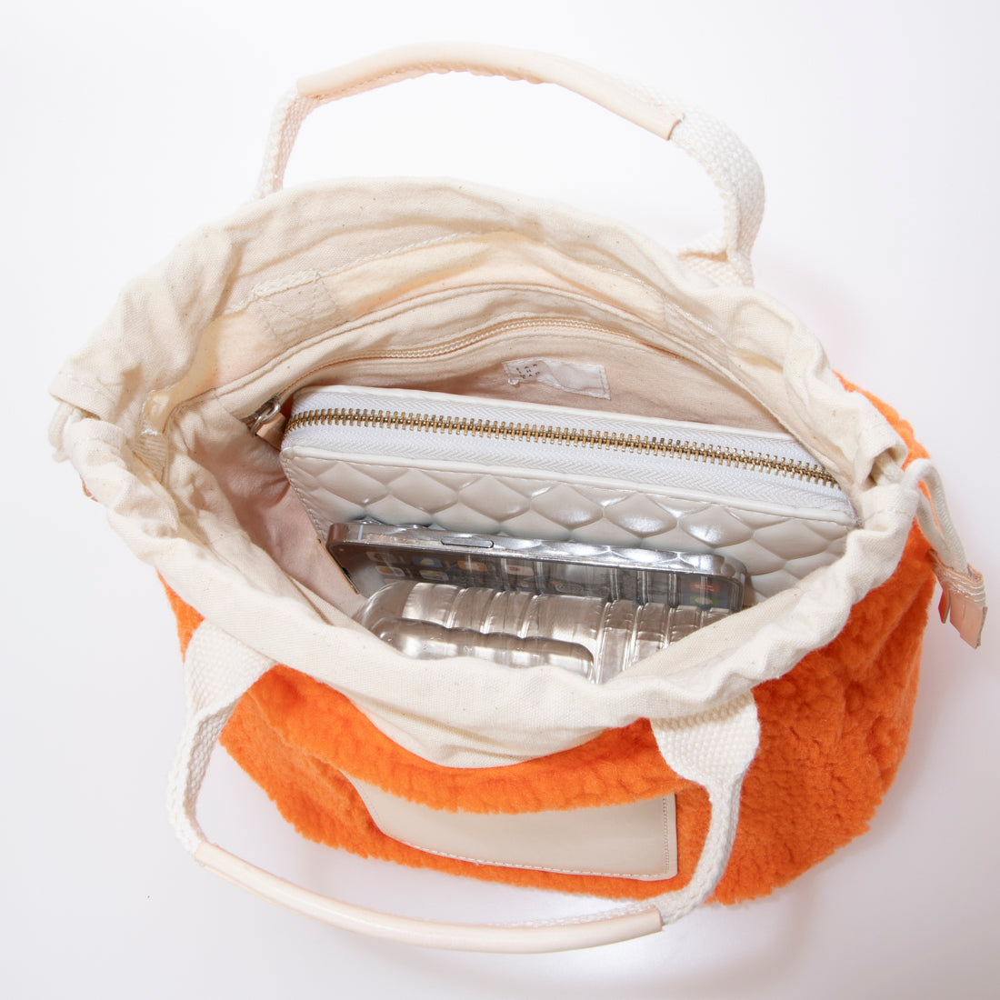 アースメイド EARTH MADE E6919 COLORFUL BOA POUCH TOTE