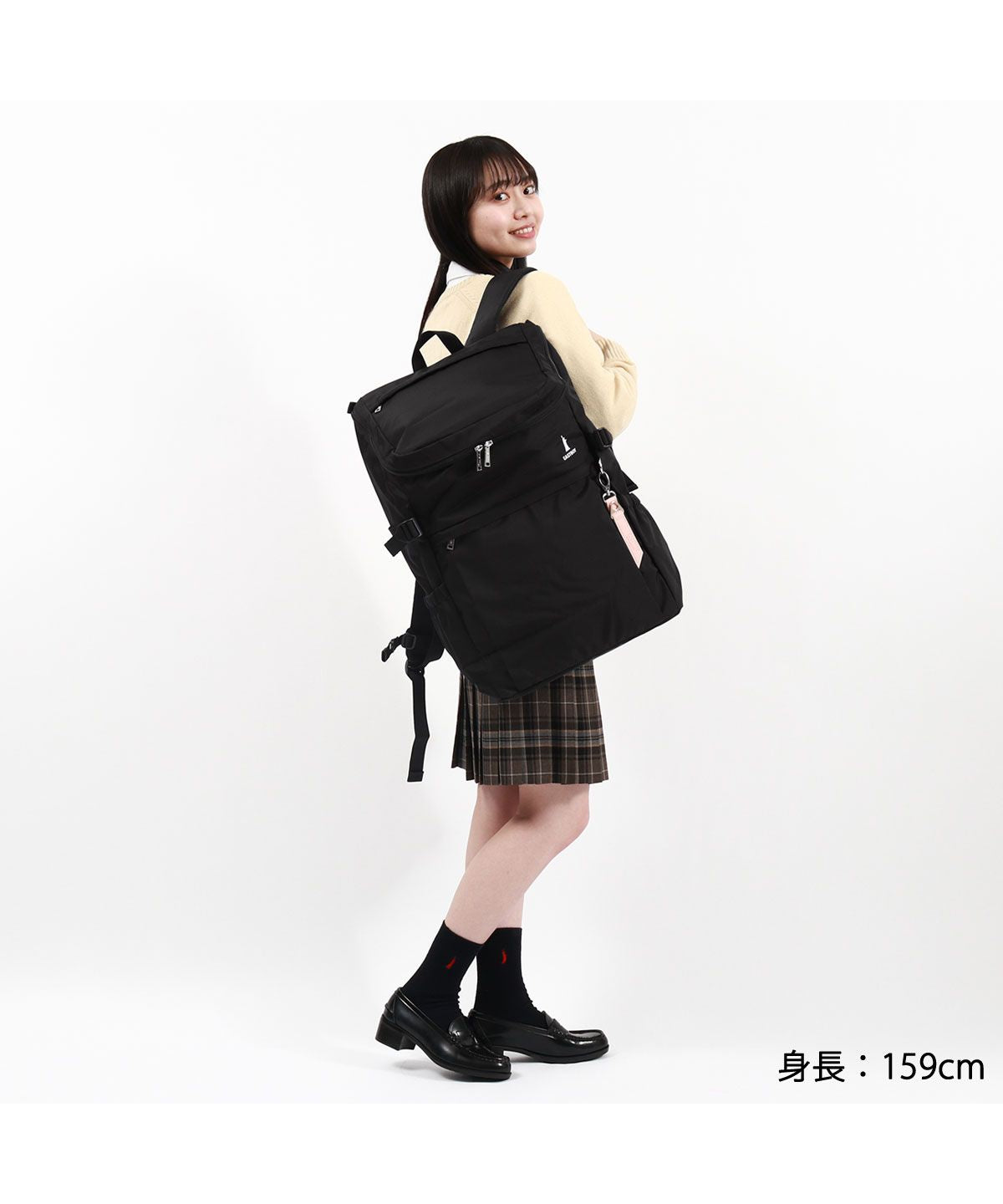 East Boy EAST BOY East Boy Backpack Large Capacity EASTBOY School Bag B4 30L Commuting Lightweight Antibacterial Water-Repellent PC Storage with Rain Cover Plantain EBA44