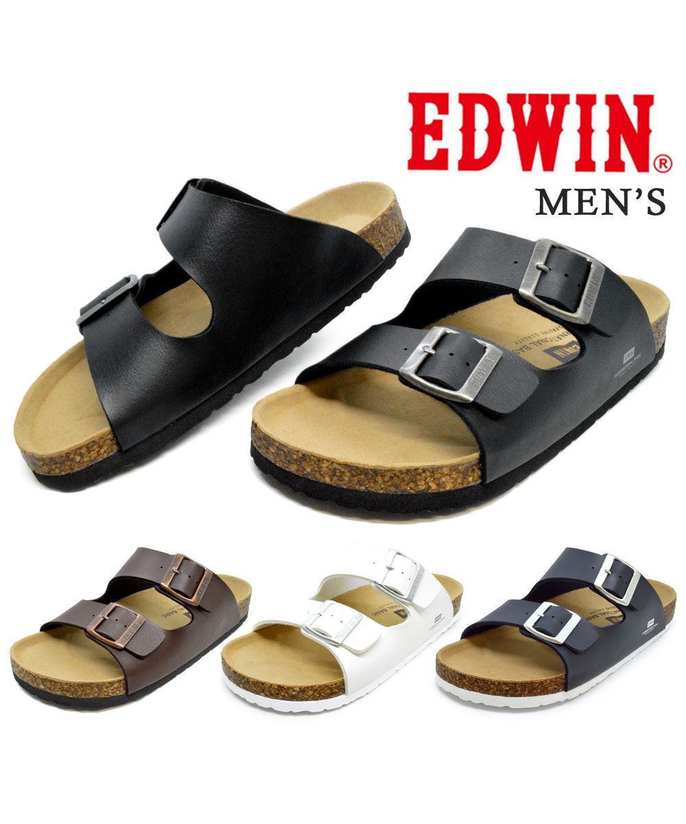 エドウィン EDWIN EDWIN EB1001 SANDALS サンダル （ブラック） ブラック