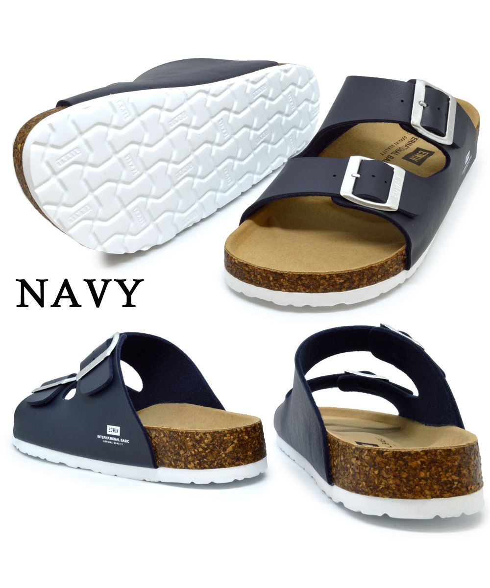 エドウィン EDWIN EDWIN EB1001 SANDALS サンダル （ブラック） ブラック