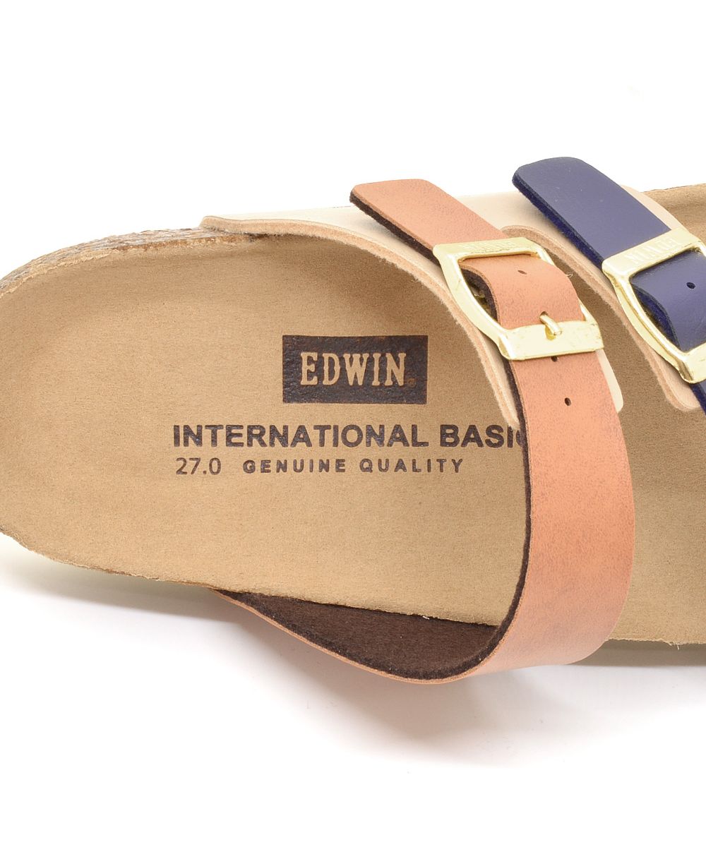 エドウィン EDWIN EDWIN EB1005 SANDALS サンダル （ダークブラウン） ダークブラウン