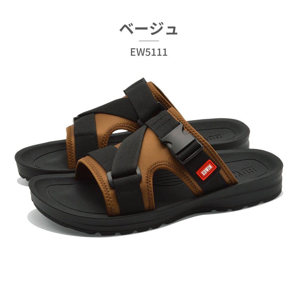 エドウィン EDWIN サンダル メンズ EW5111 エドウィン スポーツサンダル （ベージュ） ベージュ
