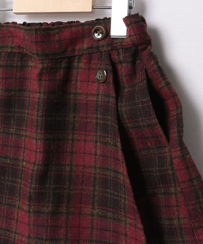 エドウィン EDWIN 22AW マキスカートフウキュロット  782690B ピンク