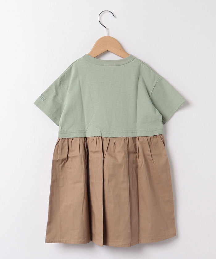 エドウィン EDWIN 22SS プリントTEEドッキングワンピース 785629B ミント