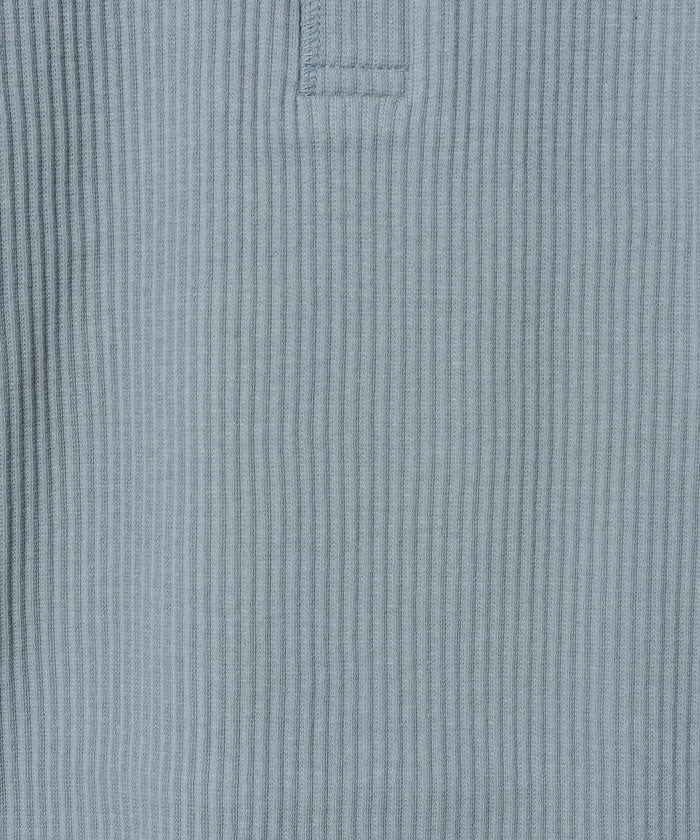エドウィン EDWIN H/S HENRY NECK RIB TGRAYISH BLUE
