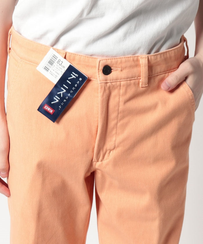 エドウィン EDWIN #デニスラ SLIM TAPERED  SHERBET ORANGE