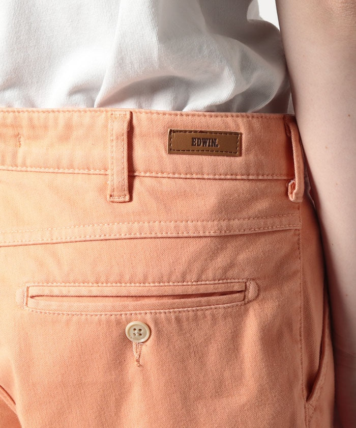 エドウィン EDWIN #デニスラ SLIM TAPERED  SHERBET ORANGE