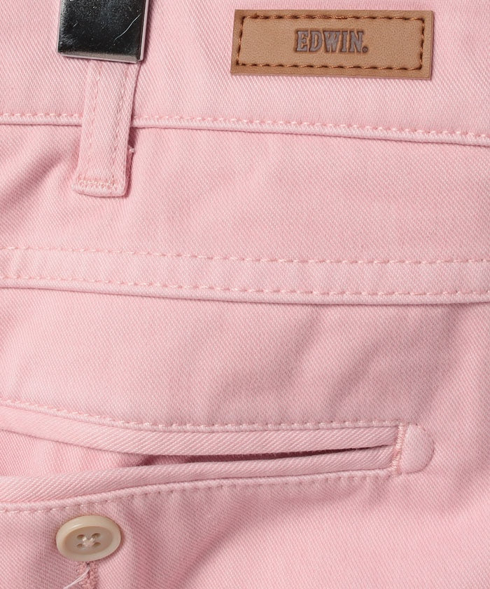 エドウィン EDWIN #デニスラ SLIM TAPERED  LIGHT PINK