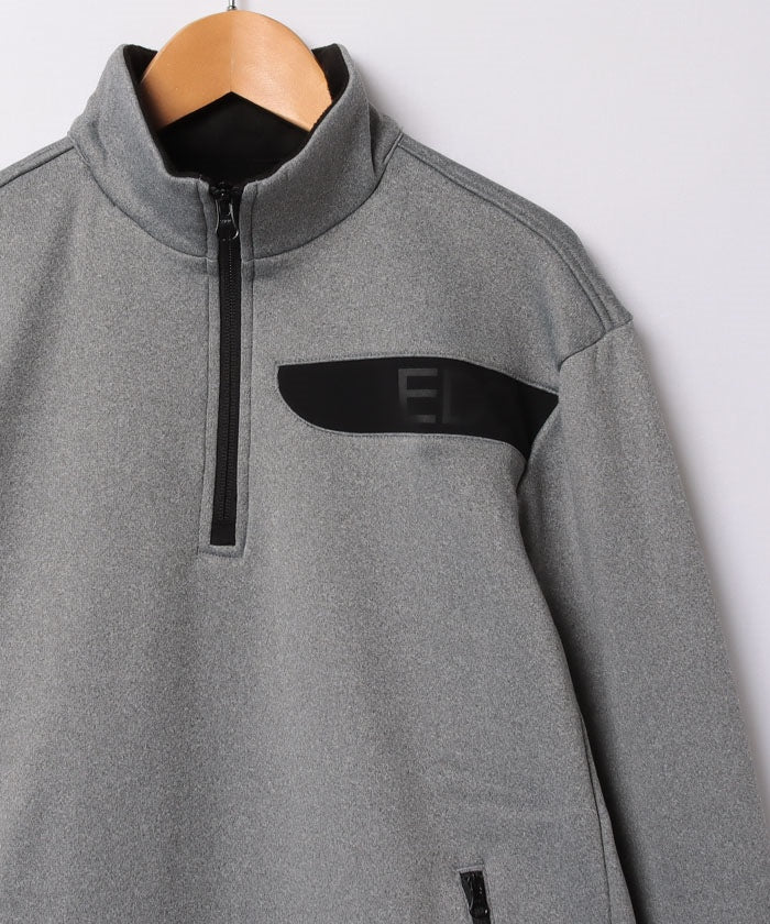 エドウィン EDWIN #EDWIN GOLF HALF ZIP MIDLER GRAY