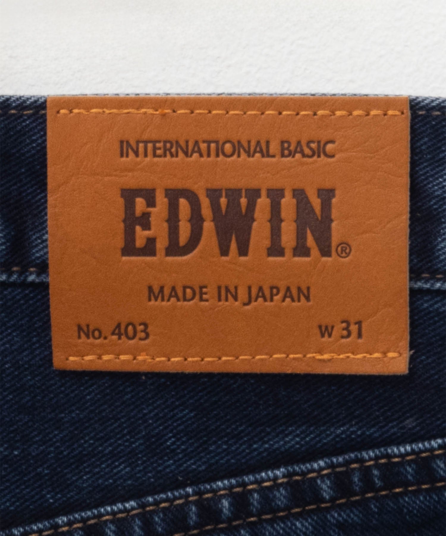エドウィン EDWIN インターナショナルベーシック ストレート E403