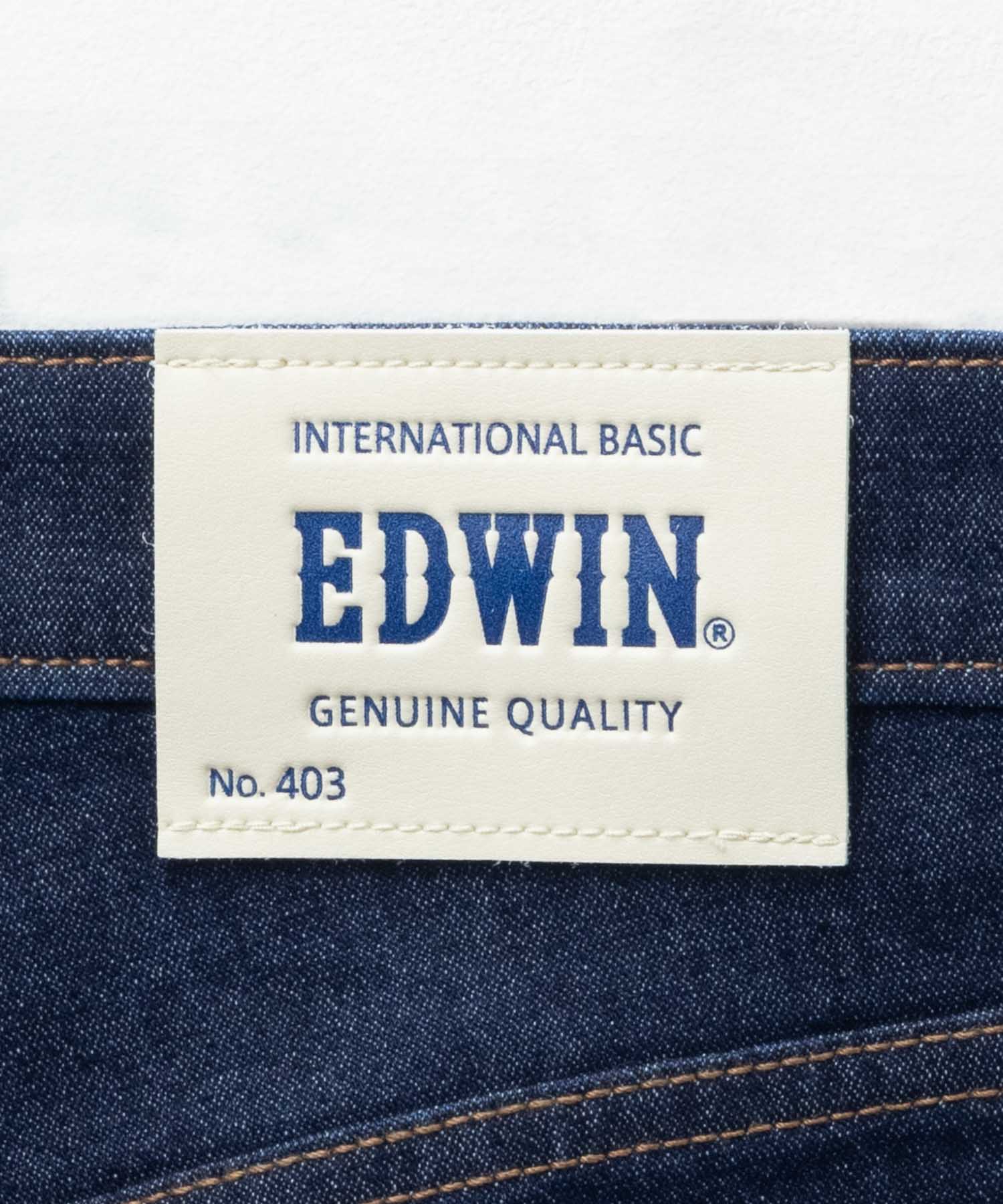 エドウィン EDWIN インターナショナルベーシック 403 COOL 麻 （インディゴブルー） インディゴブルー
