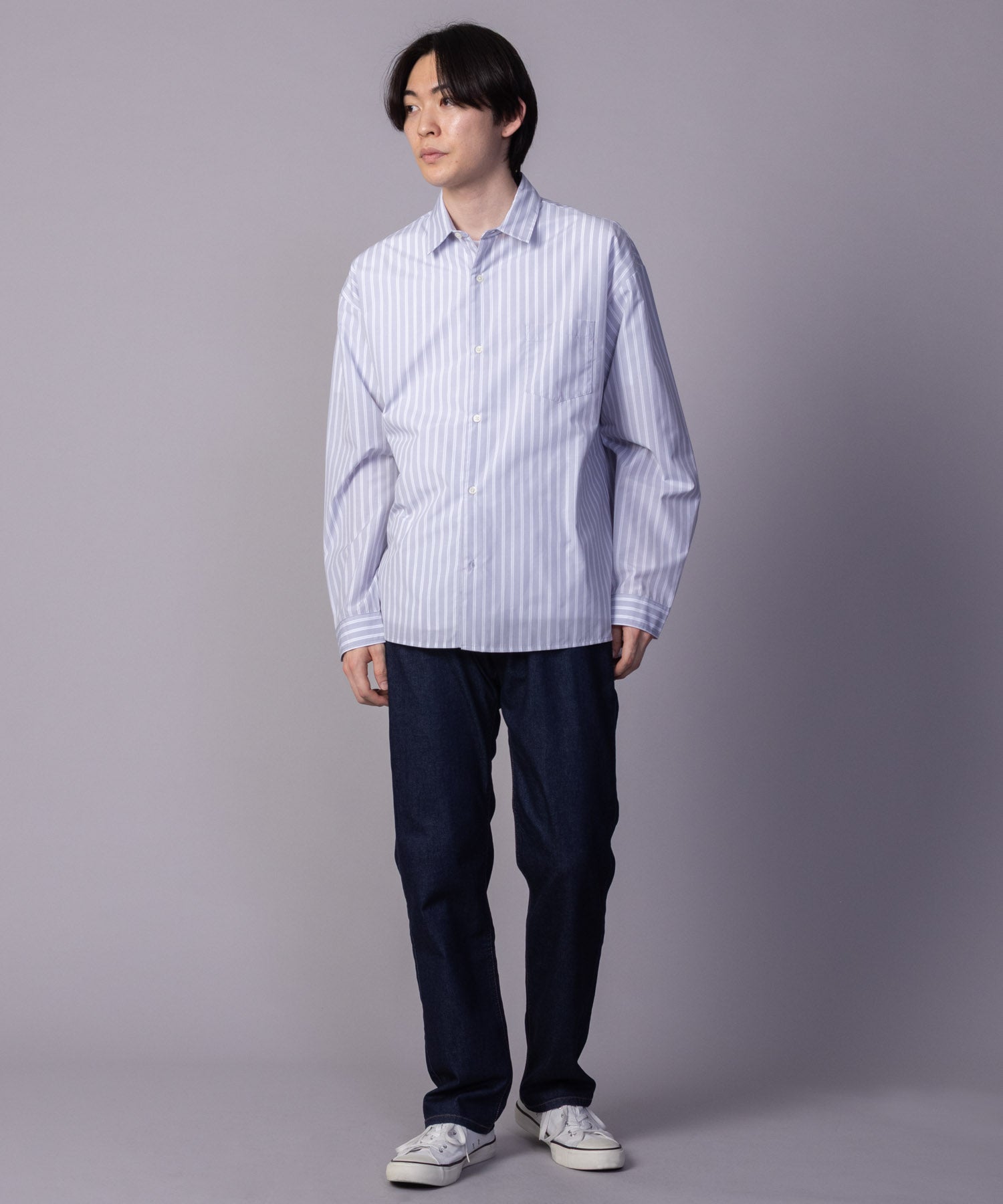 エドウィン EDWIN インターナショナルベーシック 403 COOL 麻 （インディゴブルー） インディゴブルー