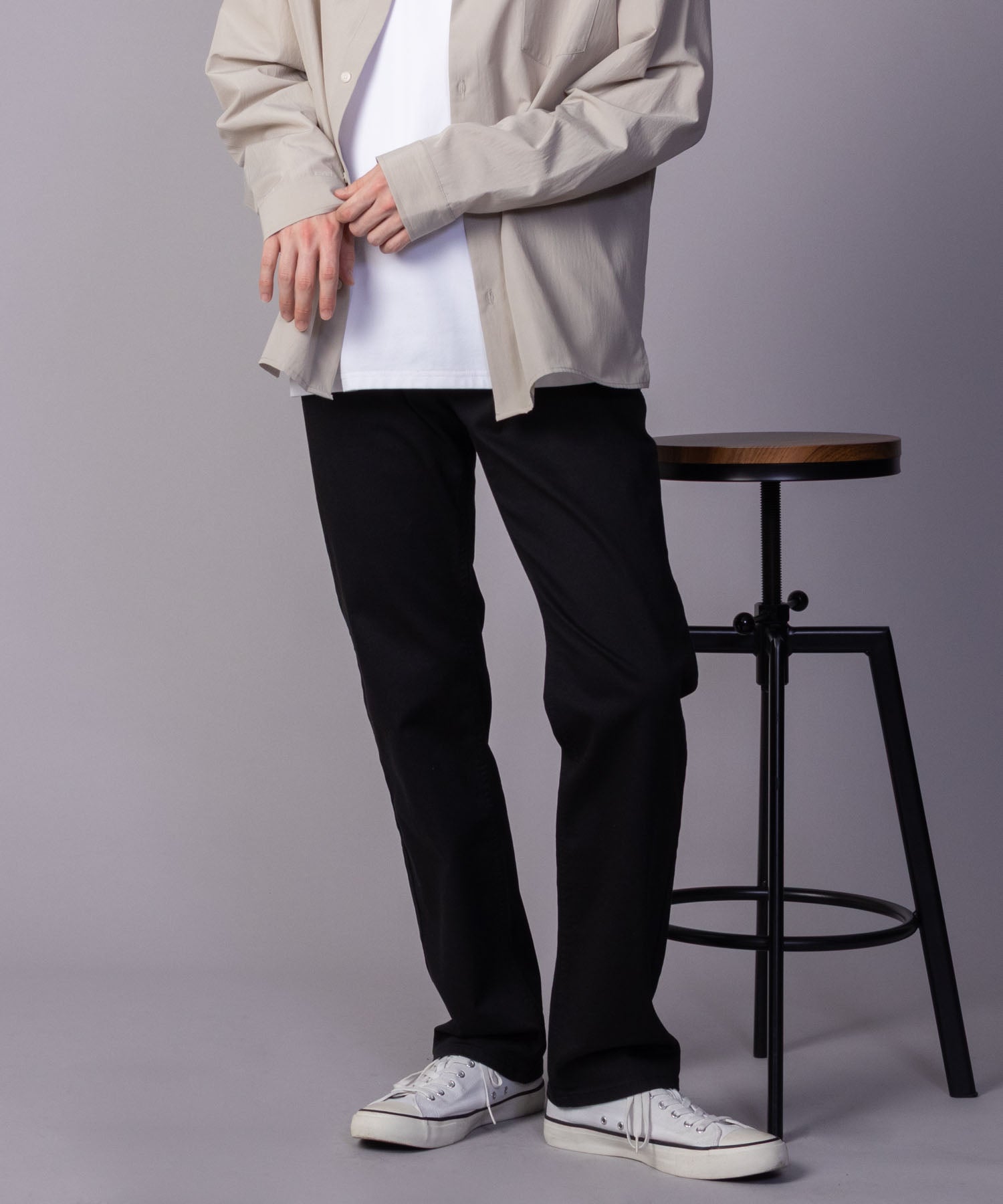 エドウィン EDWIN インターナショナルベーシック 403 COOL 麻 （ブラック） ブラック