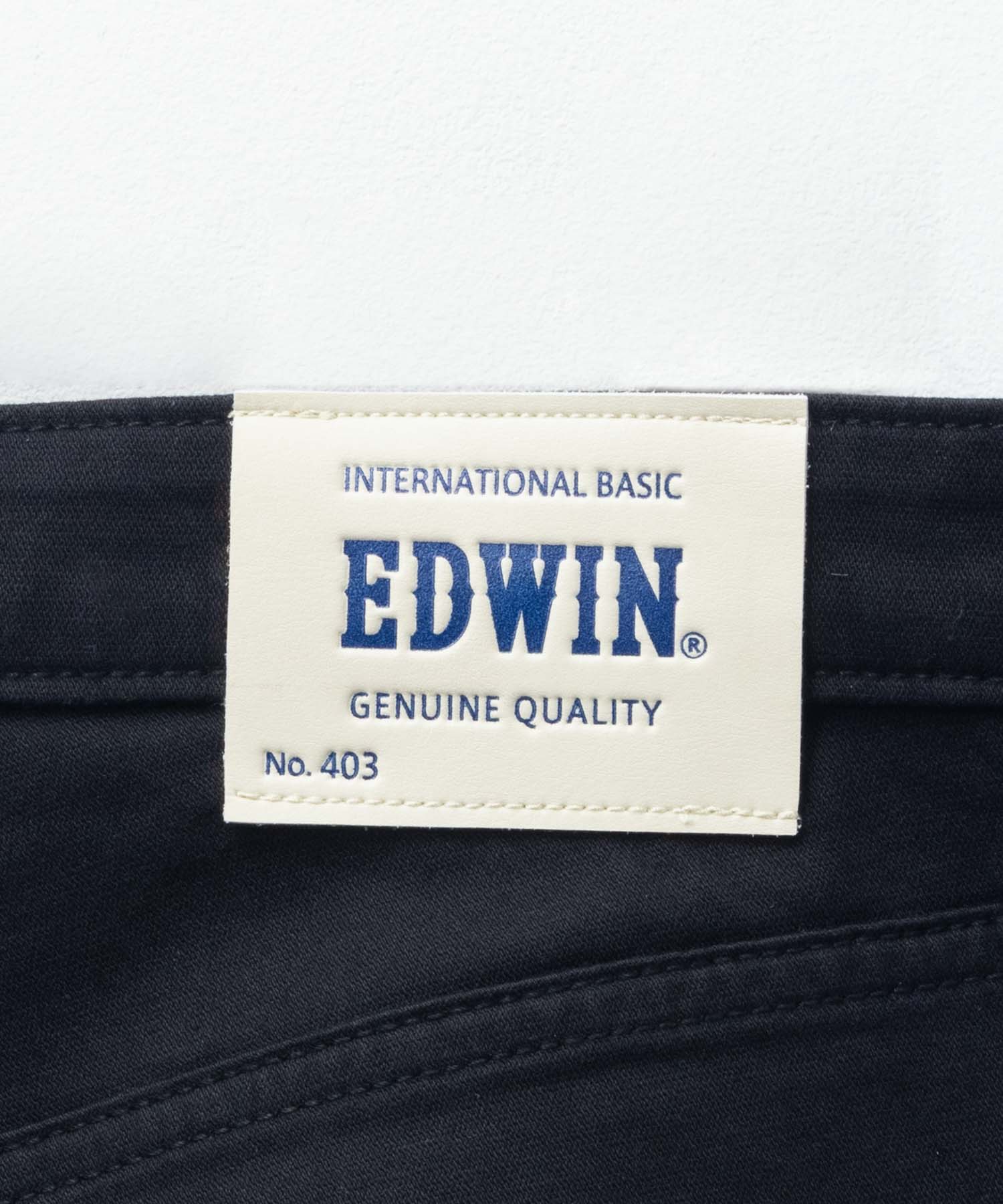エドウィン EDWIN インターナショナルベーシック 403 COOL 麻 （ブラック） ブラック