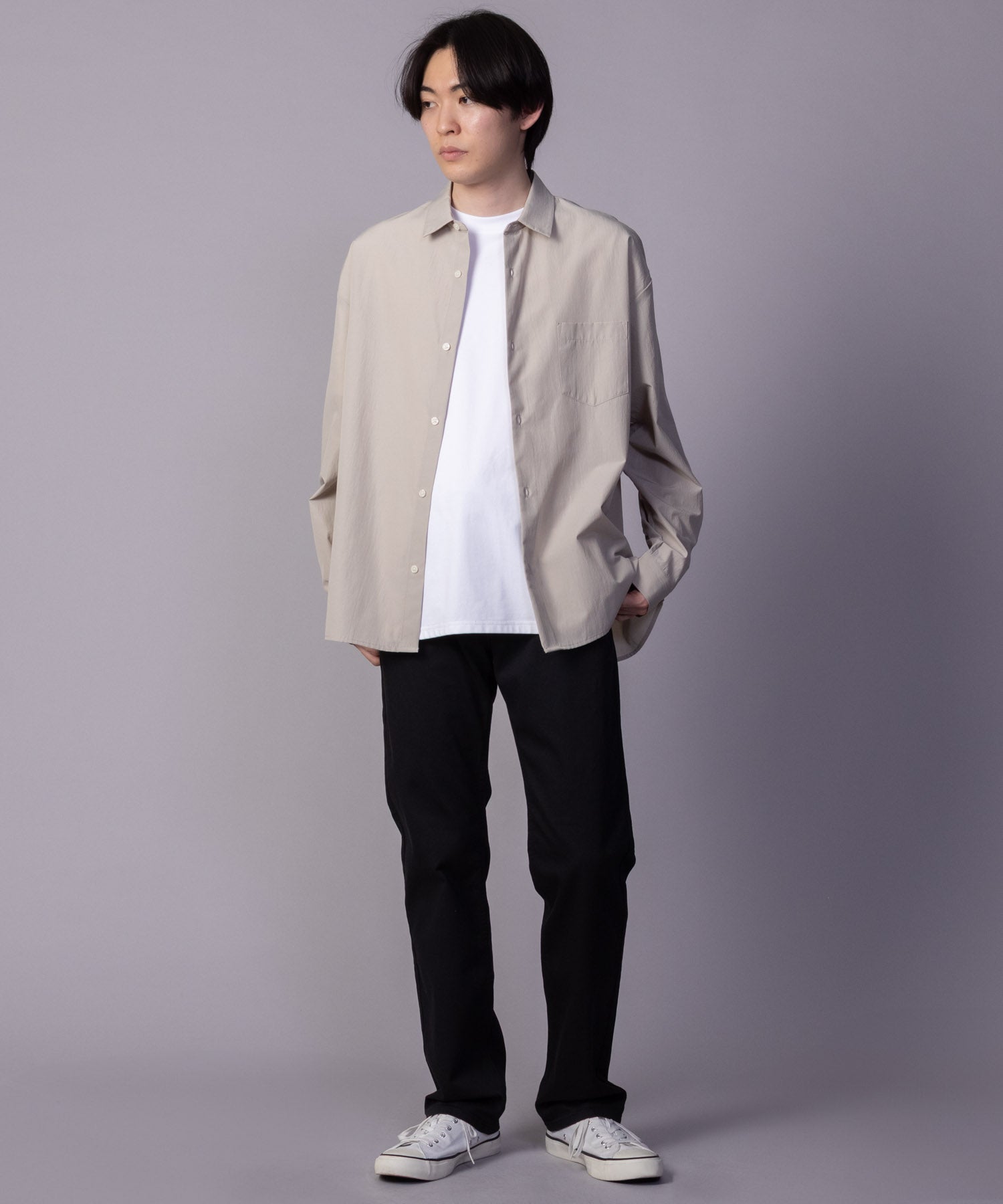 エドウィン EDWIN インターナショナルベーシック 403 COOL 麻 （ブラック） ブラック