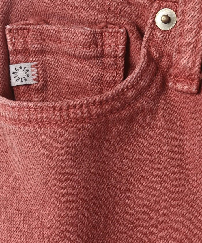 エドウィン EDWIN #SOMETHING LISA WIDE ORANGE RED
