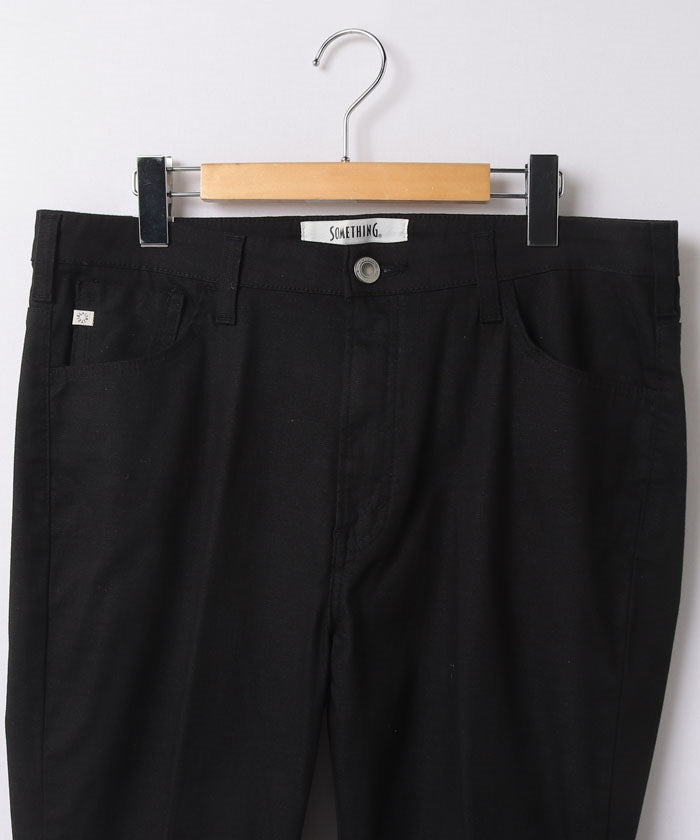 エドウィン EDWIN #SOMETHING ETE CAPRI BLACK