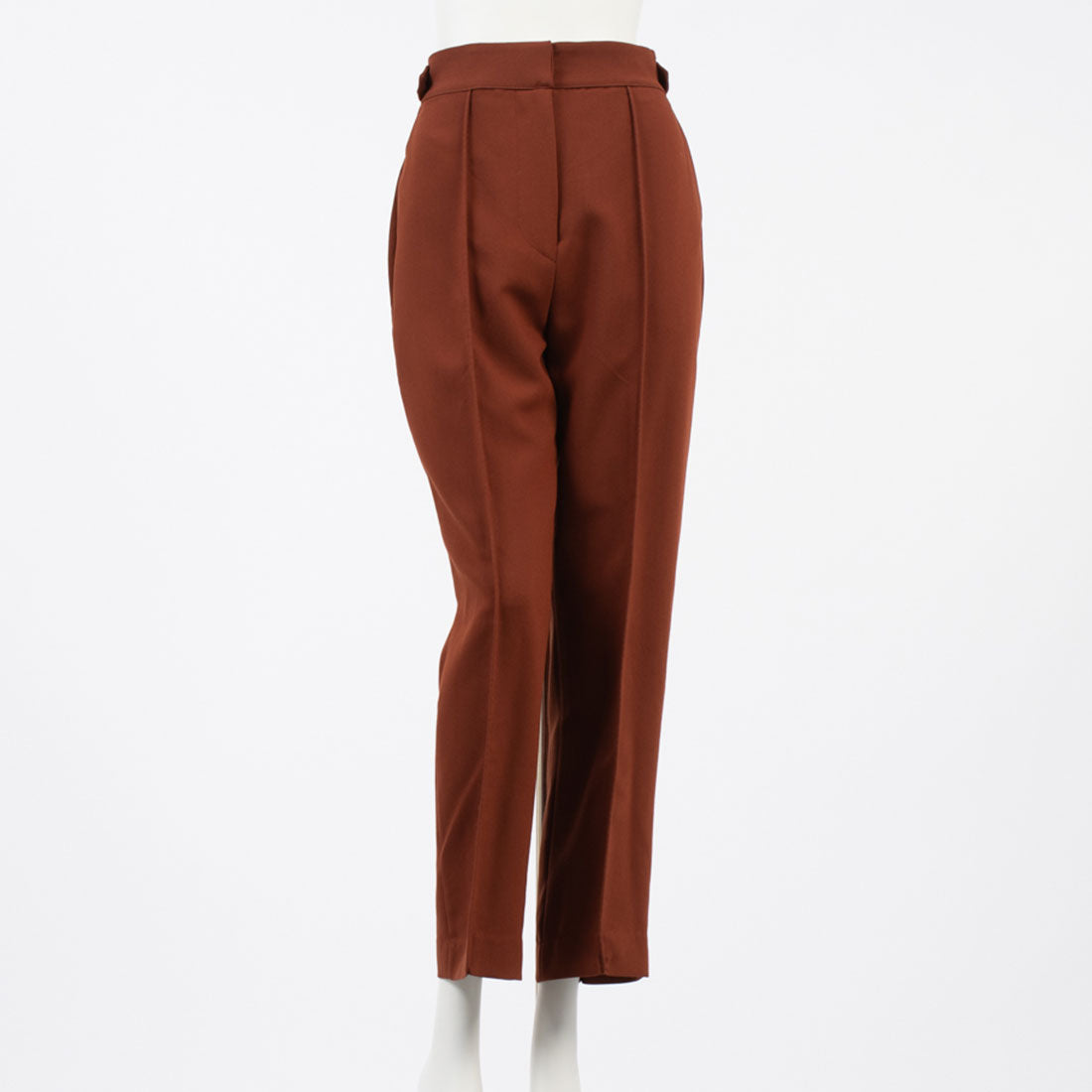 エディスト クローゼット EDIST. CLOSET センタープレスストレートパンツ,オレンジ