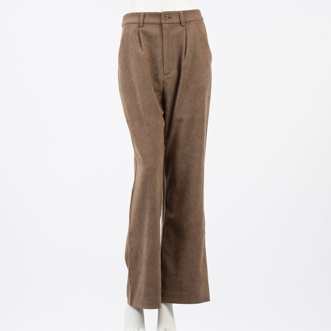 エディスト クローゼット EDIST. CLOSET ストレッチフレアパンツ,ブラウン
