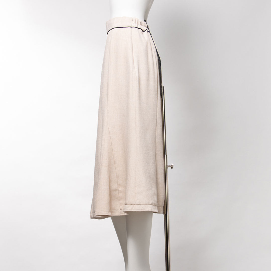 エディスト クローゼット EDIST. CLOSET パイピングマーメイドスカート