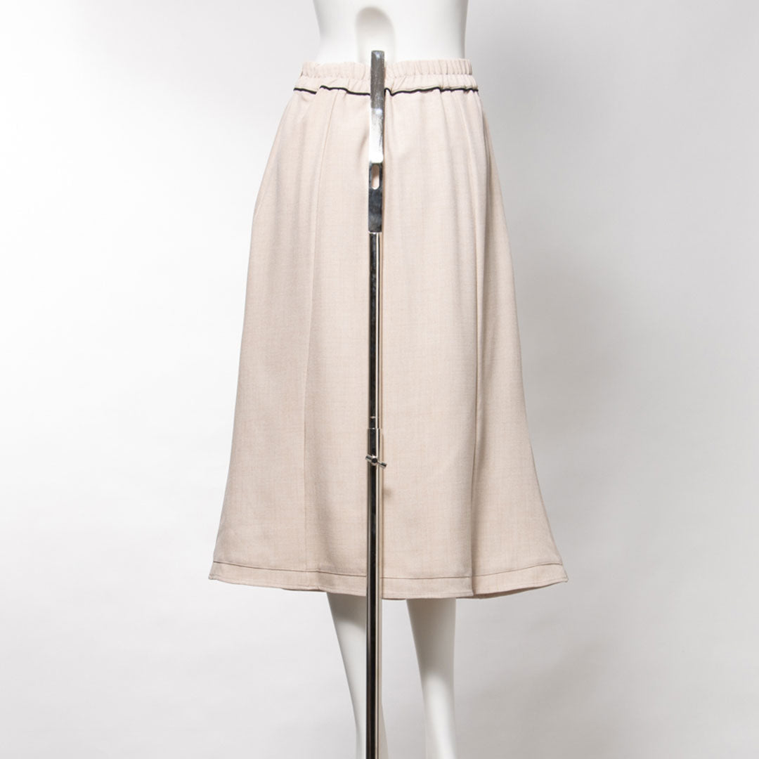 エディスト クローゼット EDIST. CLOSET パイピングマーメイドスカート