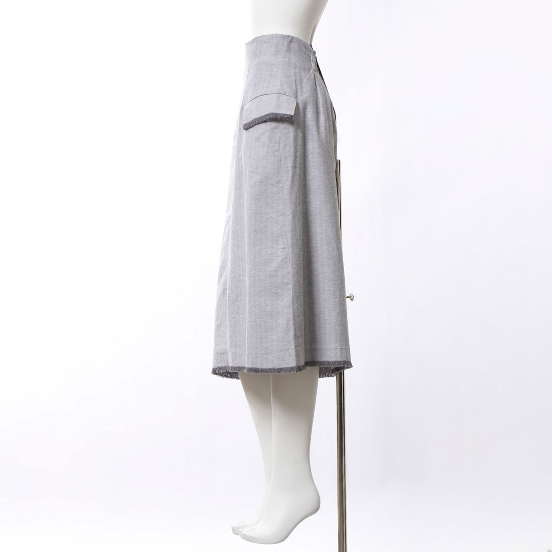 エディスト クローゼット EDIST. CLOSET パープルグレータイトスカート