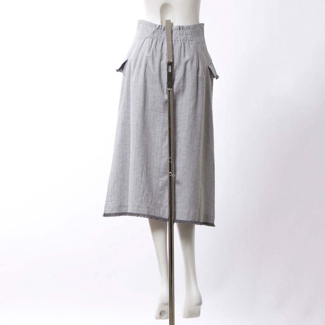 エディスト クローゼット EDIST. CLOSET パープルグレータイトスカート