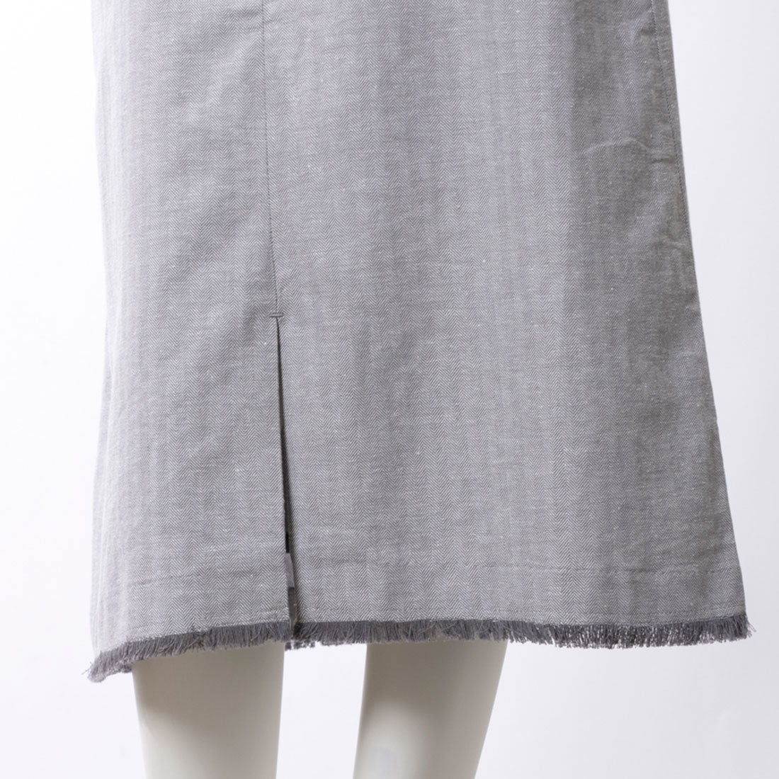 エディスト クローゼット EDIST. CLOSET パープルグレータイトスカート