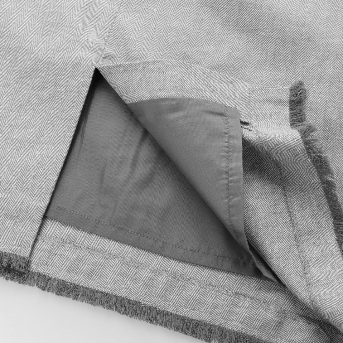 エディスト クローゼット EDIST. CLOSET パープルグレータイトスカート