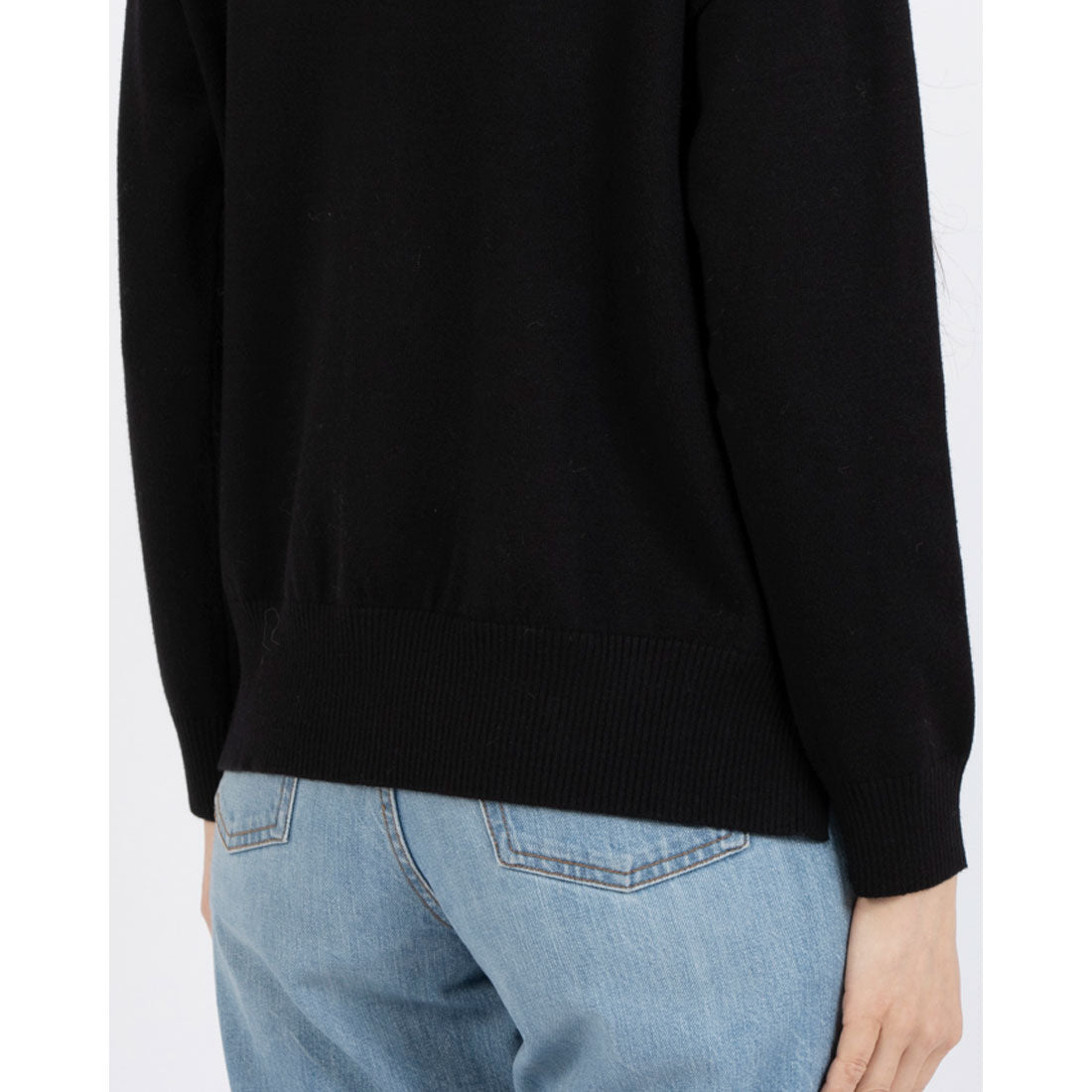EGLANTINE Snap Pullover High Neck Knit