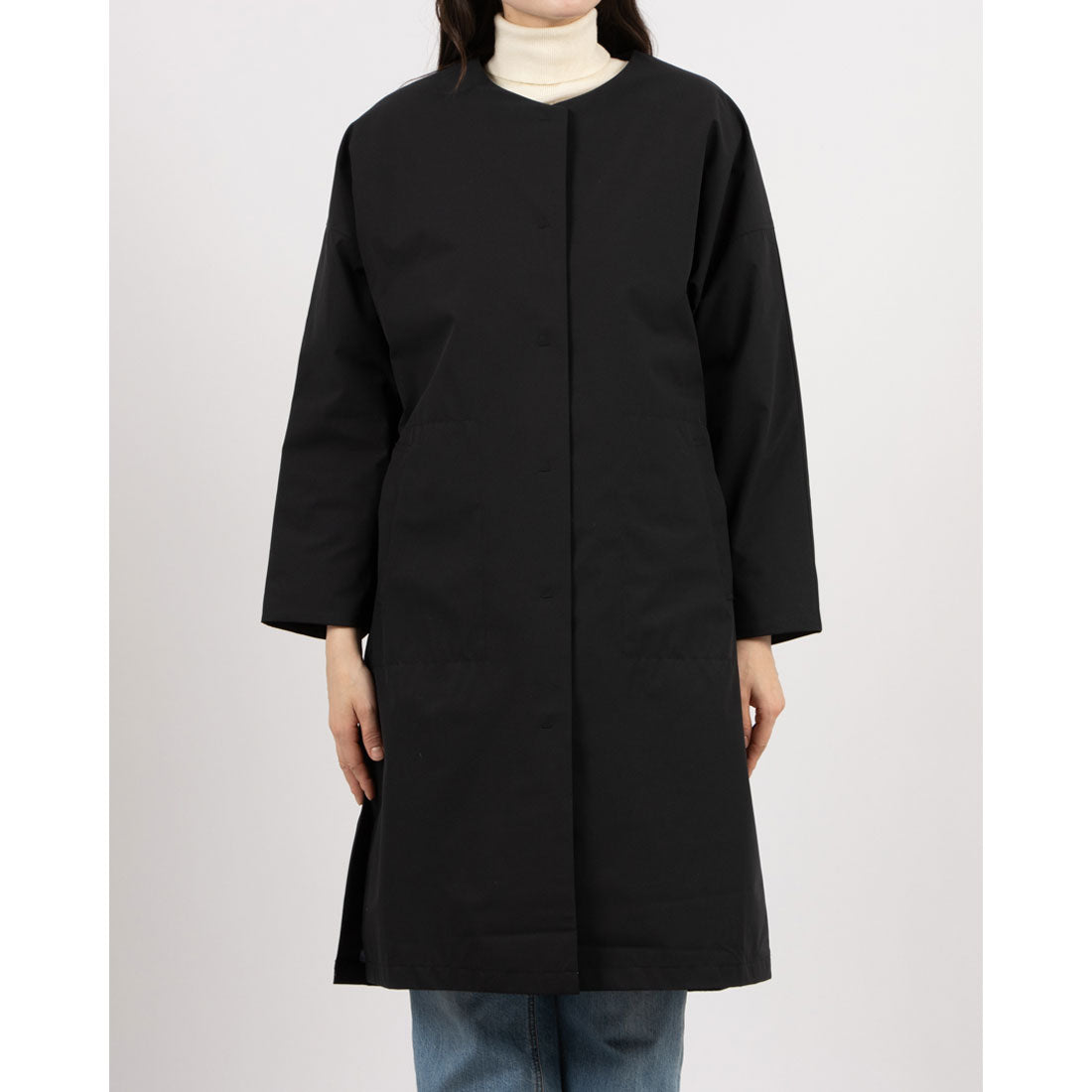 EGLANTINE No-Collar Padded Coat