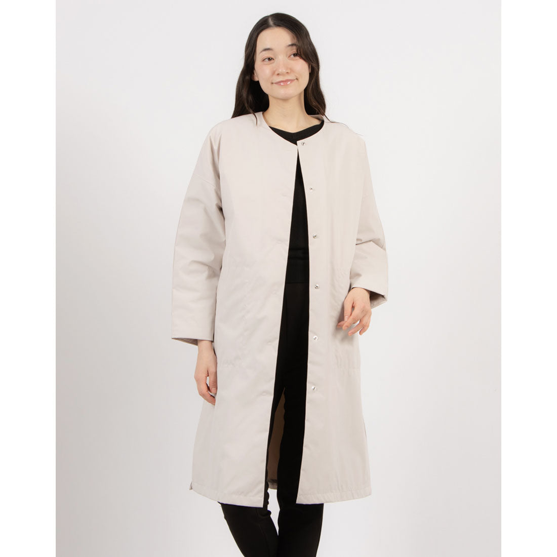 EGLANTINE No-Collar Padded Coat