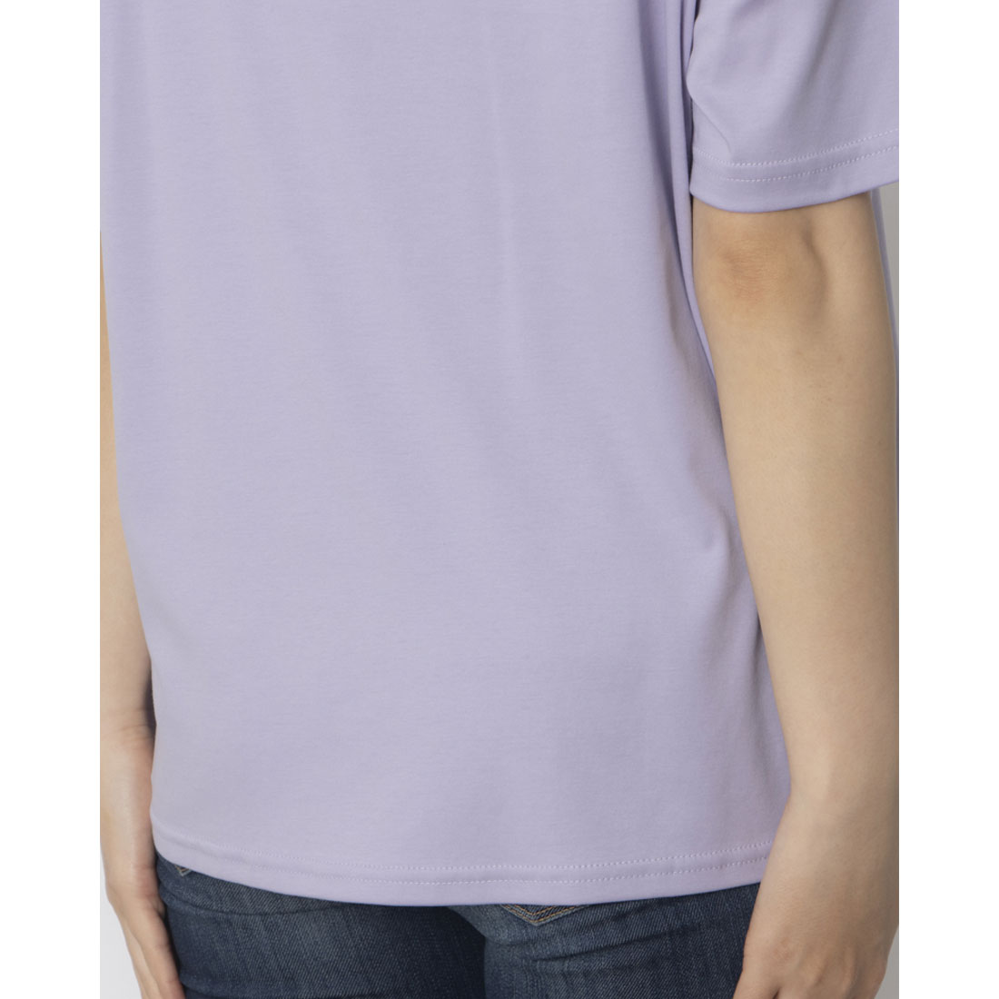 エグランティーヌ EGLANTINE ロゴプリントAライン半袖Tシャツ【日本製】 （ラベンダー） ラベンダー