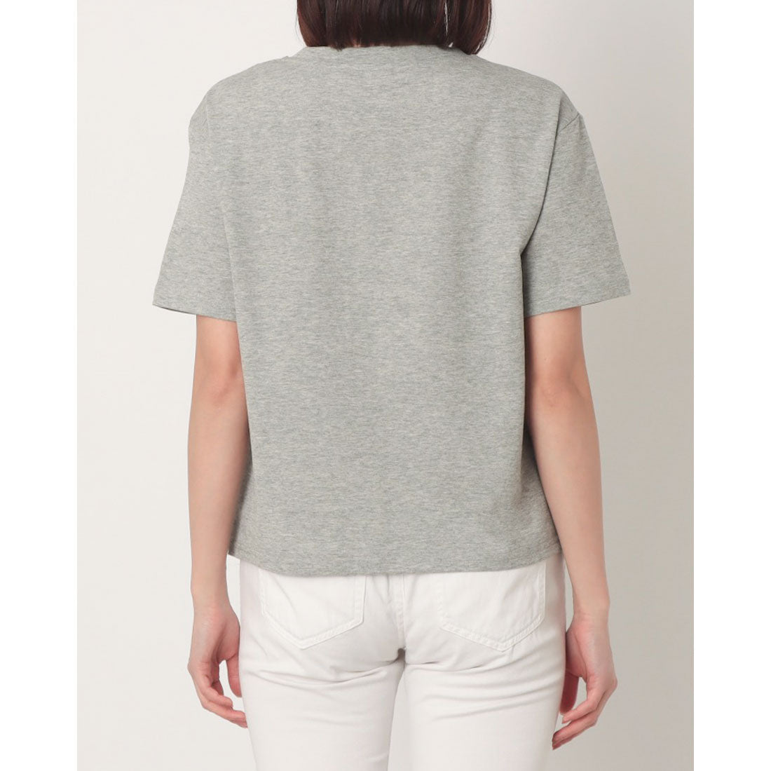 エグランティーヌ EGLANTINE レースドッキングプリント半袖Tシャツ （ブラック） ブラック