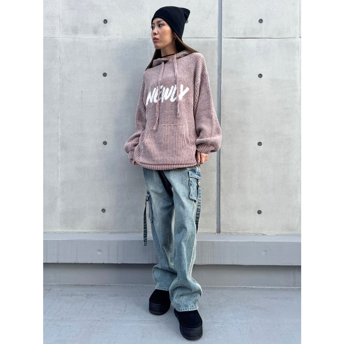 エゴイスト EGOIST NEWLYモールニットトップ （PINK） PINK