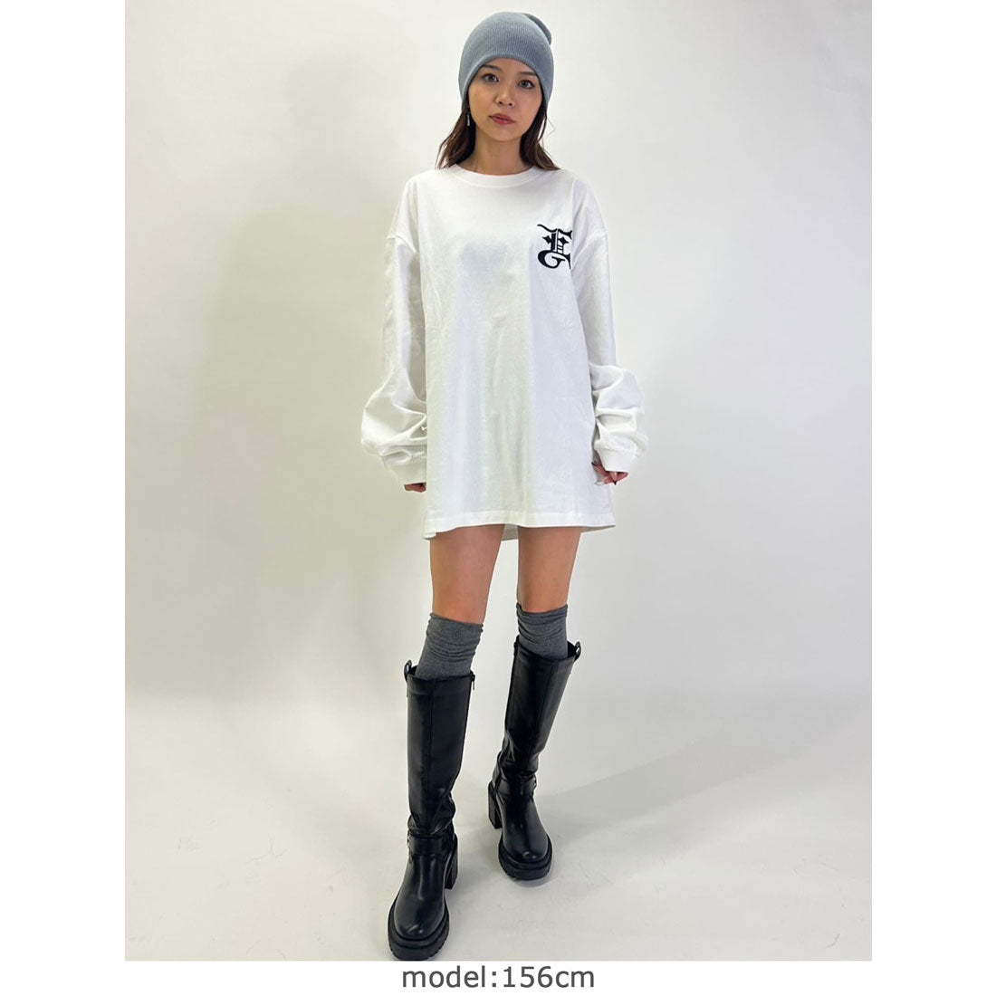 エゴイスト EGOIST BIG EG刺繍ユニセックスロンT （WHITE） WHITE