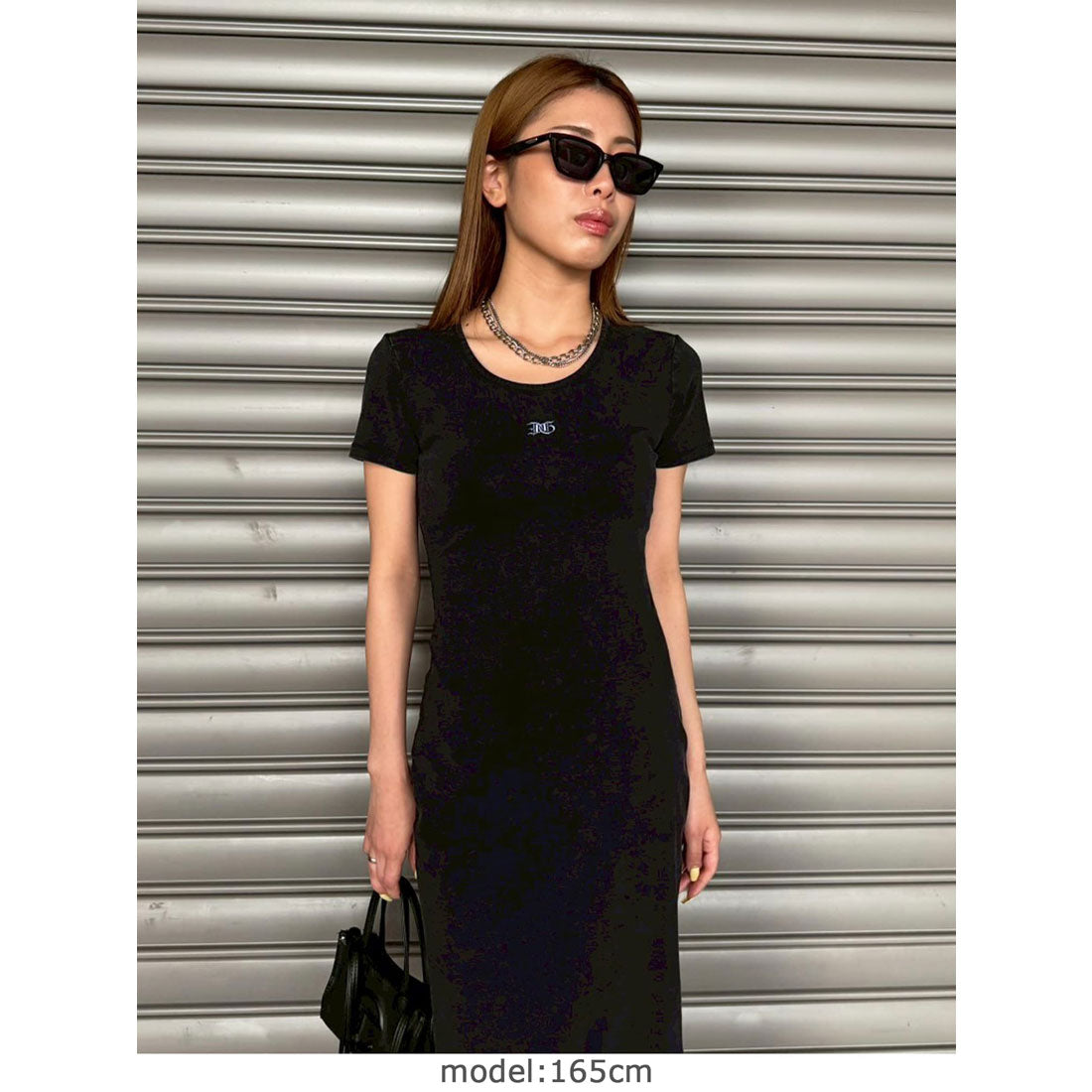 エゴイスト EGOIST 加工タイトロングワンピース （BLACK） BLACK