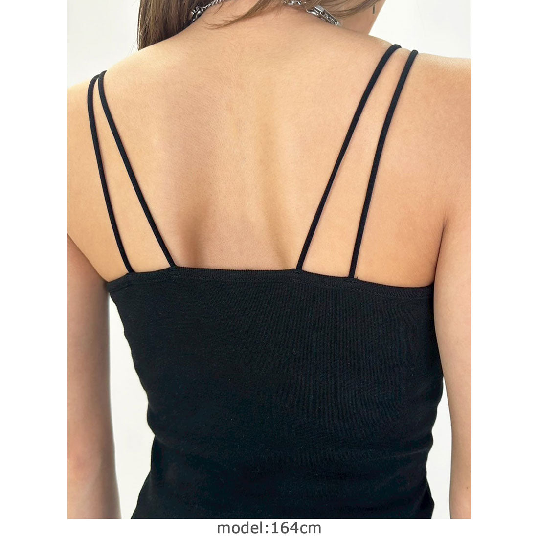 エゴイスト EGOIST ロゴ刺繍キャミトップ （BLACK） BLACK