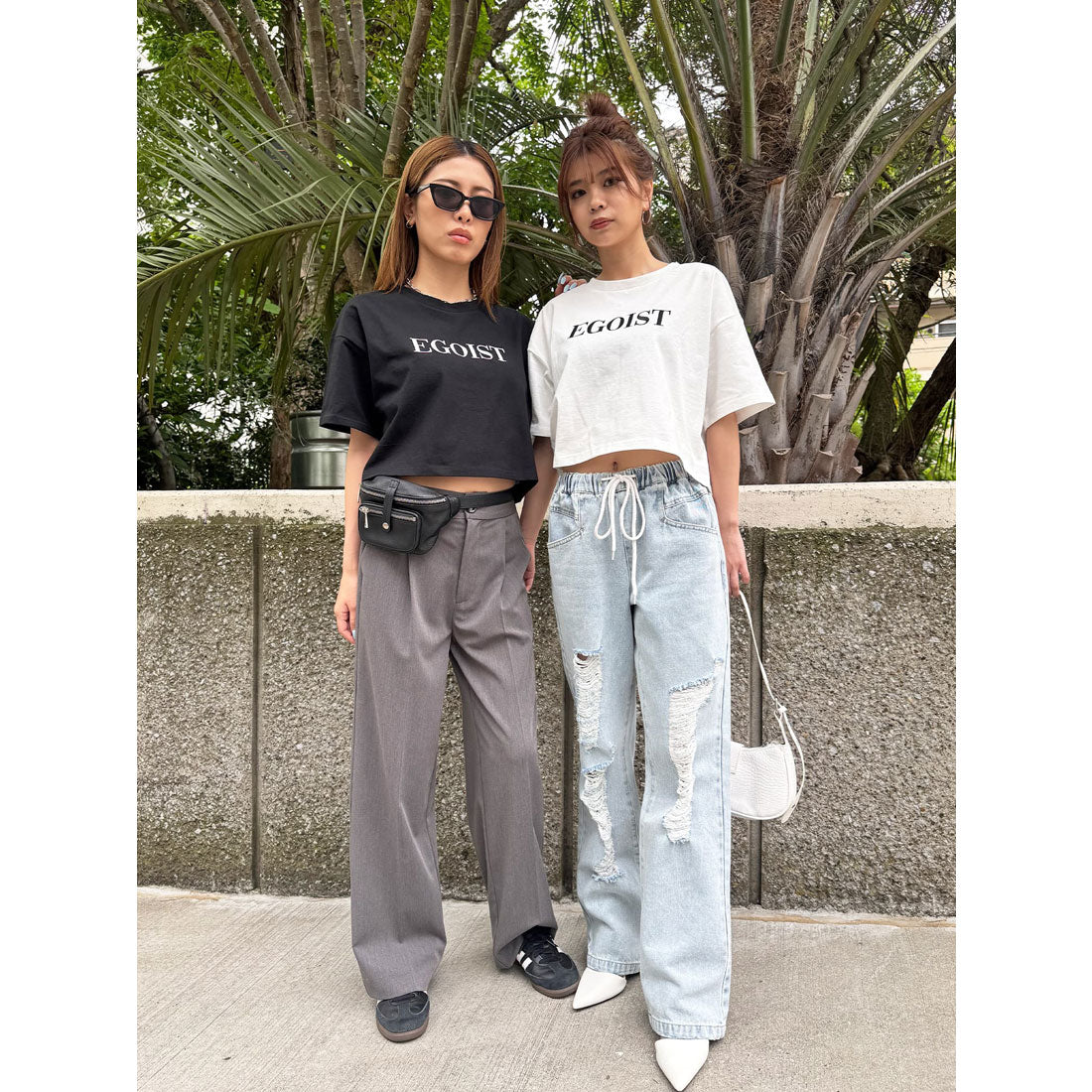 エゴイスト EGOIST EGOIST刺繍Tシャツ （BLACK） BLACK