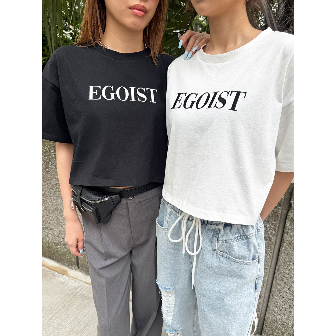エゴイスト EGOIST EGOIST刺繍Tシャツ （BLACK） BLACK