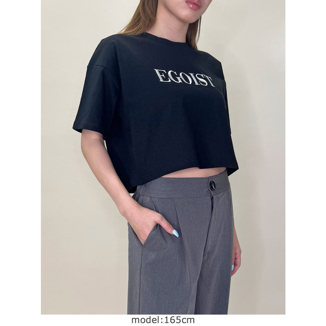 エゴイスト EGOIST EGOIST刺繍Tシャツ （BLACK） BLACK