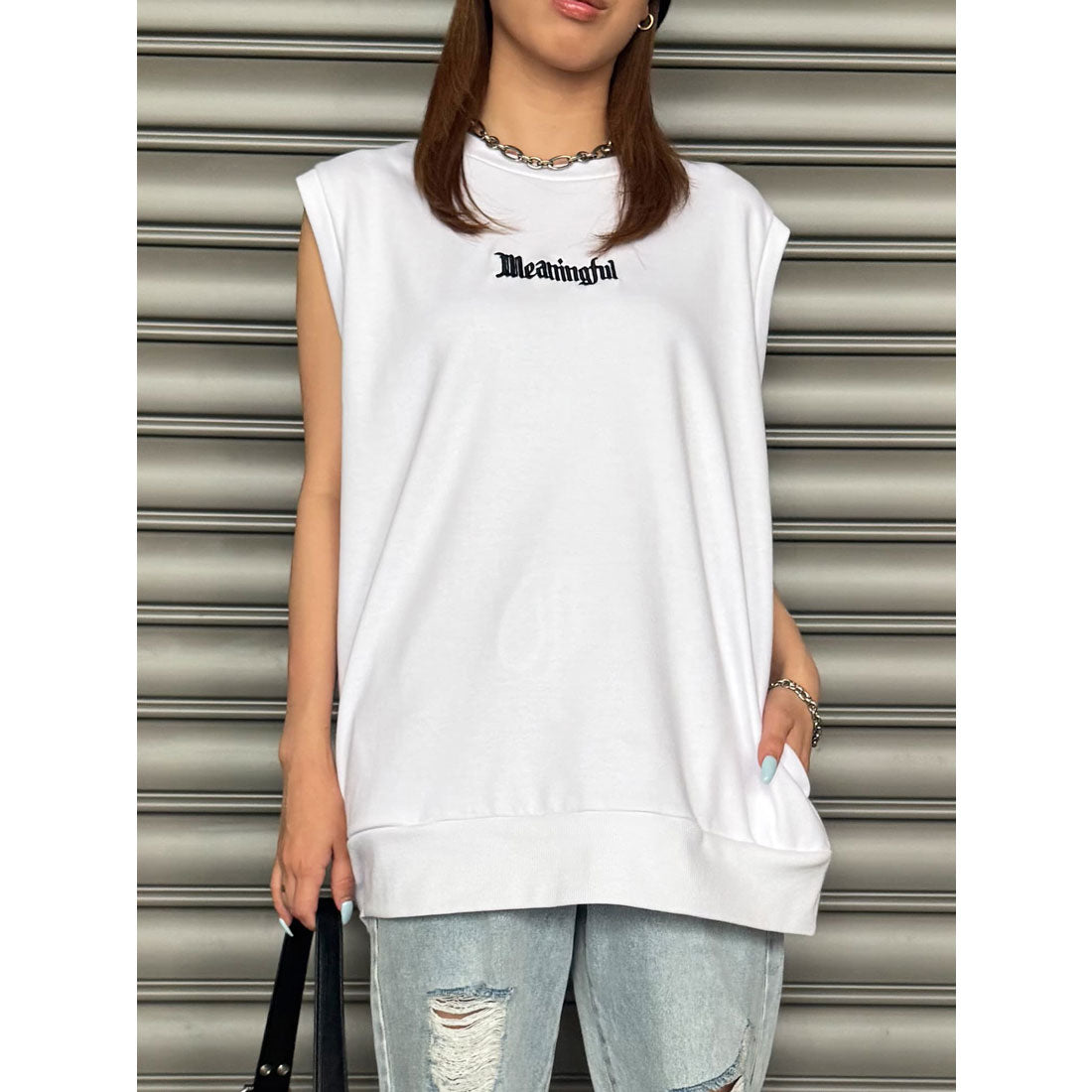 エゴイスト EGOIST オーバータンクトップ （WHITE） WHITE