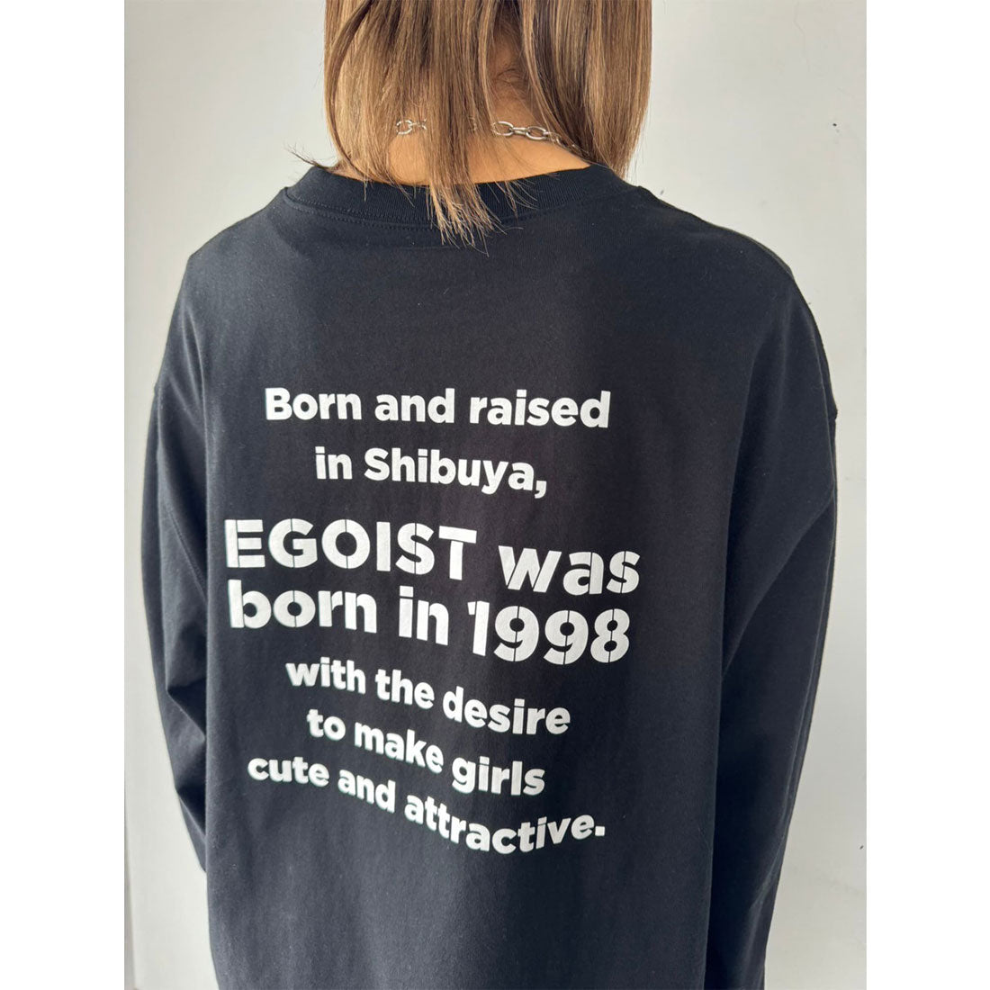 エゴイスト EGOIST BackプリントロンT （BLACK） BLACK