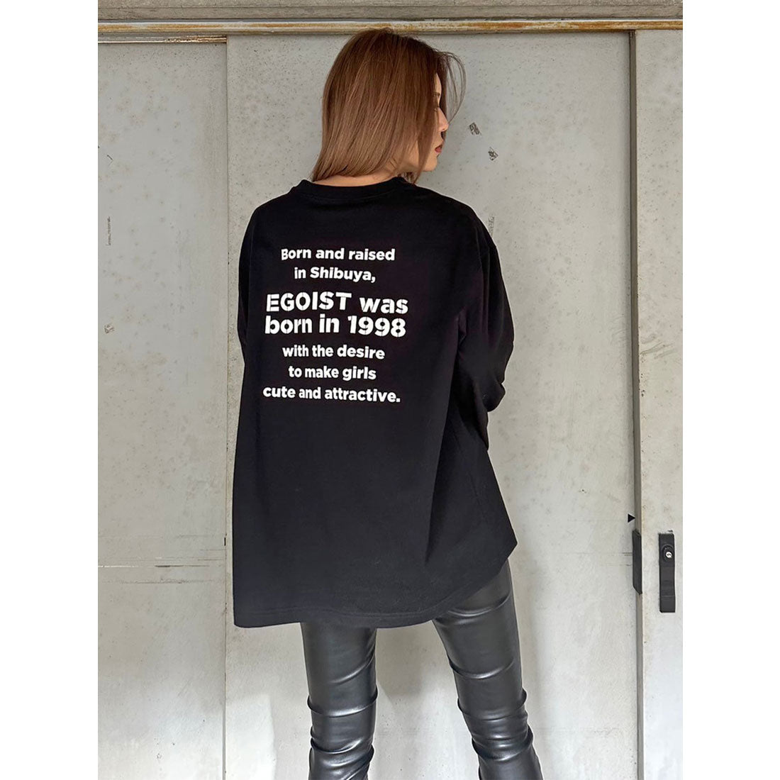エゴイスト EGOIST BackプリントロンT （BLACK） BLACK
