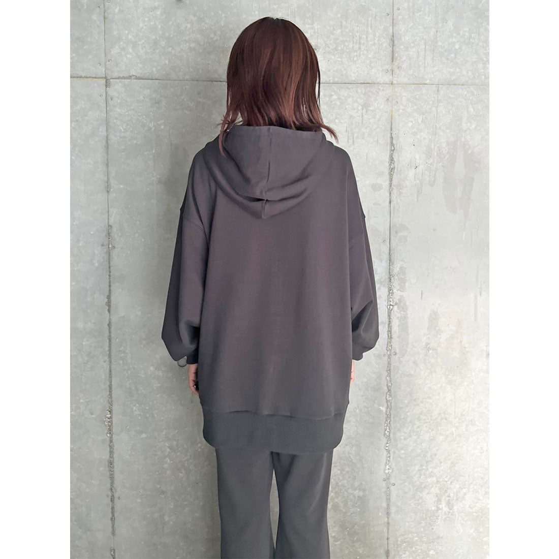 エゴイスト EGOIST ロゴ刺繍加工風スウェットパーカー （BLACK） BLACK