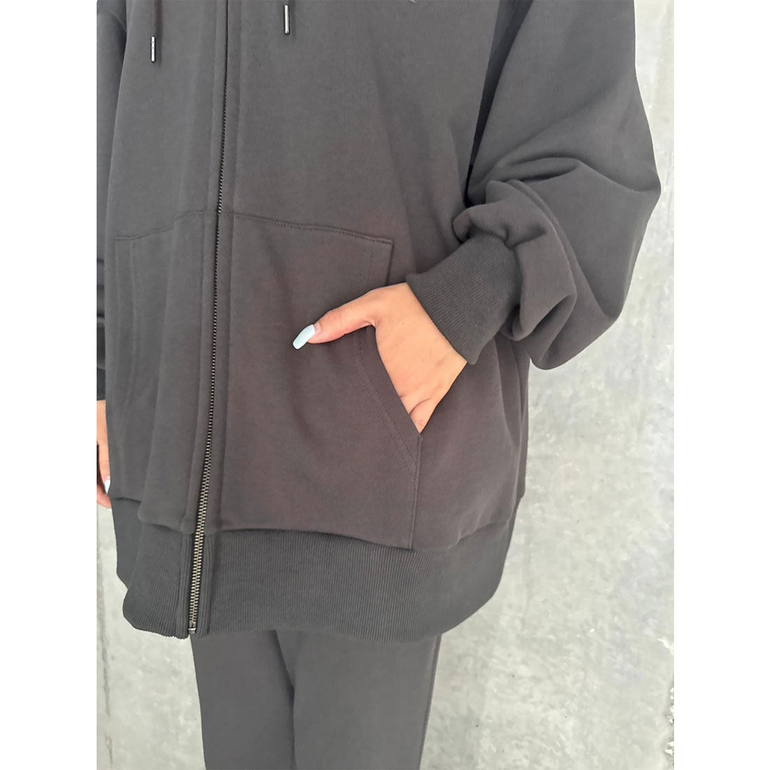 エゴイスト EGOIST ロゴ刺繍加工風スウェットパーカー （BLACK） BLACK