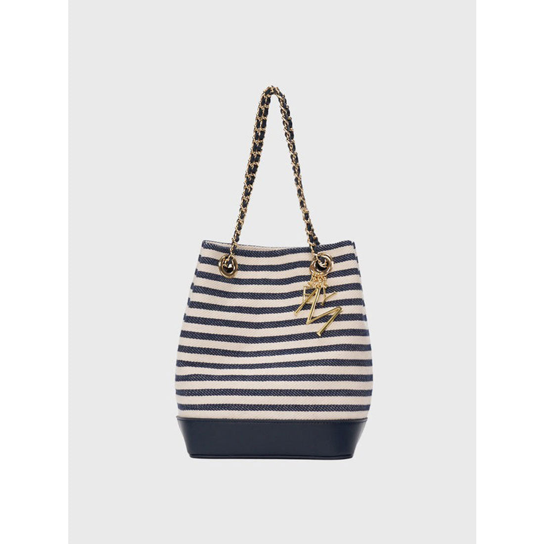 エイミーイストワール EIMY ISTOIRE クラシックマリンバケットバッグ （NAVY） NAVY