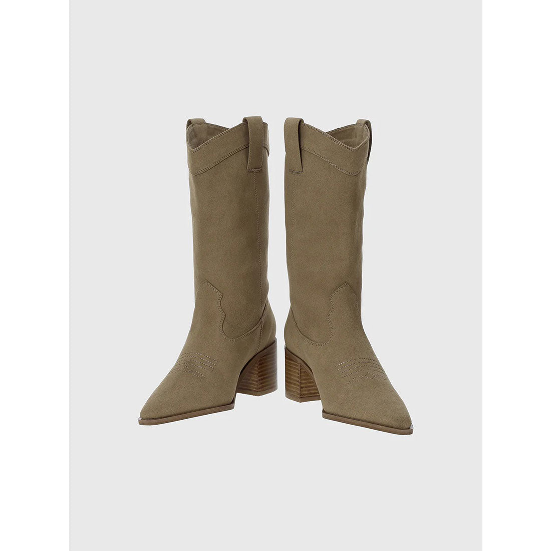 エイミーイストワール EIMY ISTOIRE ポインテッドウエスタンブーツ （BEIGE） BEIGE